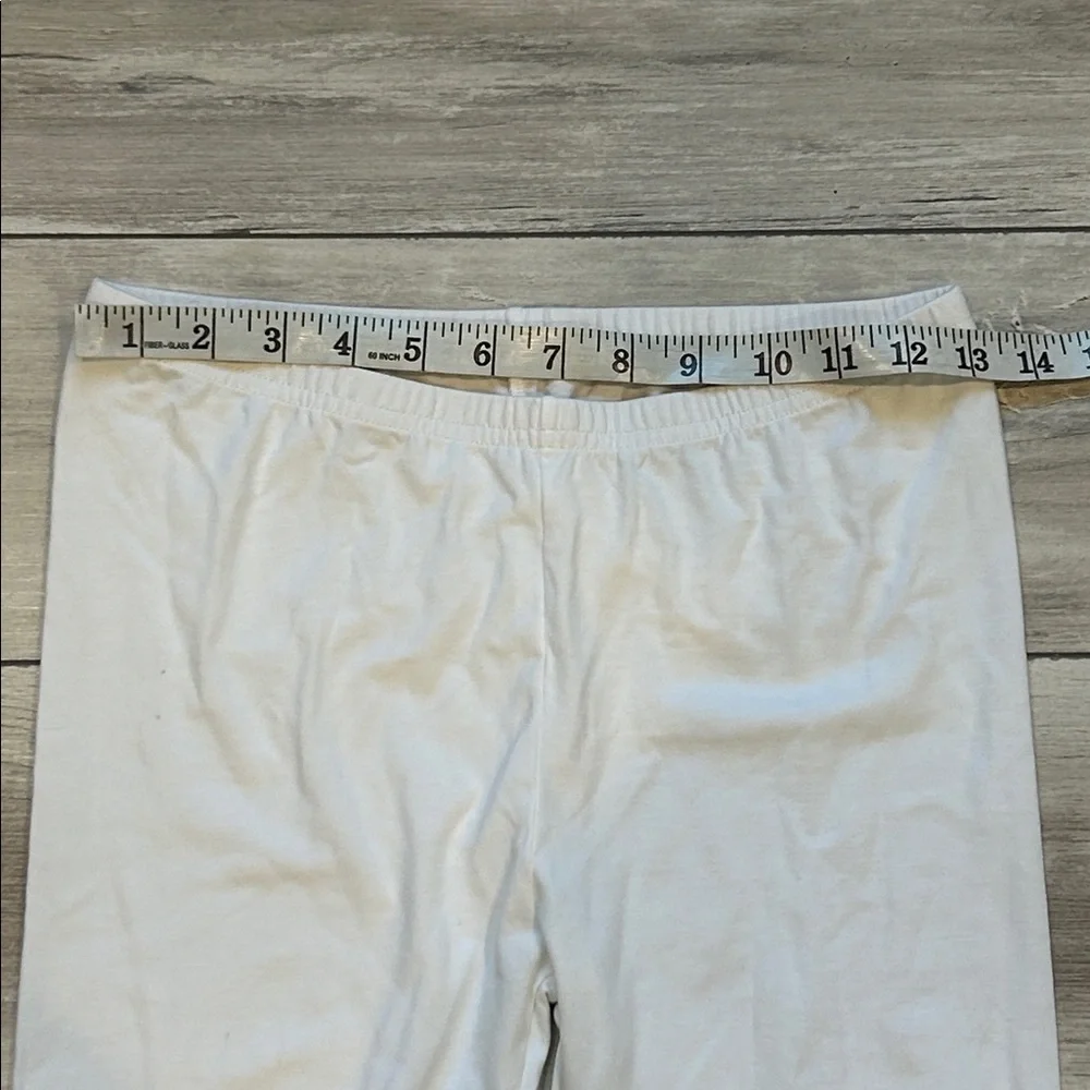 Peruvian Connection white base layer leggings size small